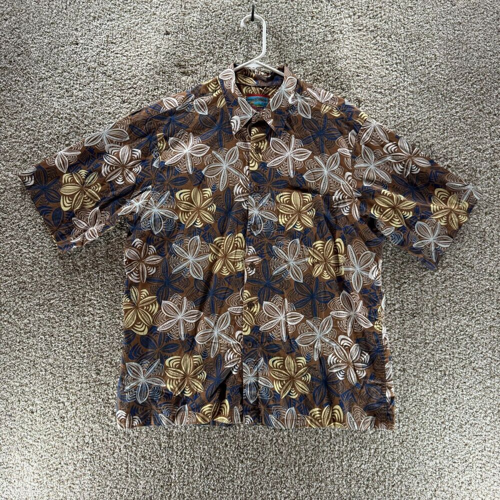 Reyn Spooner Hawaiian Shirt‎ Mens Large Floral Button Up Joe Kealoha's Vintage